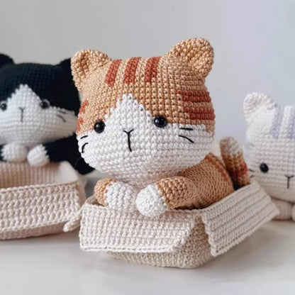 Crochet Cat Plushie Kit