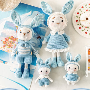 Handcrafted Crochet Bunny Family Set