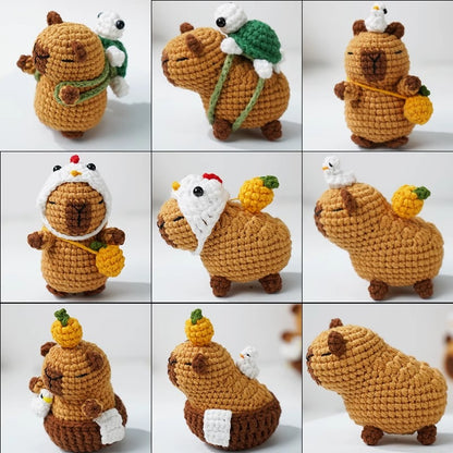 Cute Capybara Crochet Kit