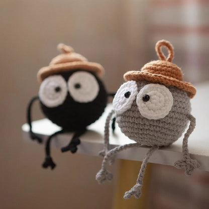 Soot Sprite Keychain Crochet Kit