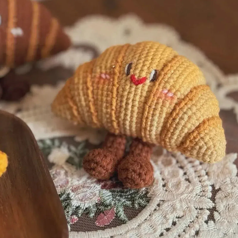 Wooly Croissant Crochet Kit