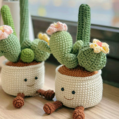 Wooly Opuntia Cactus Crochet Kit