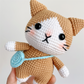 Cuddly Cat Family Corchet Kit