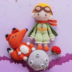 The Little Prince & Rose Fox DIY Crochet Kit