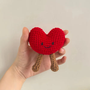 Wooly Red Heart Crochet Pattern