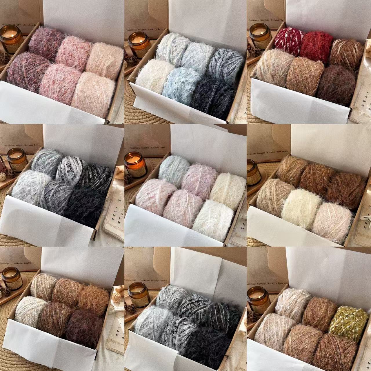 6Pcs a Kit DIY Art Yarn